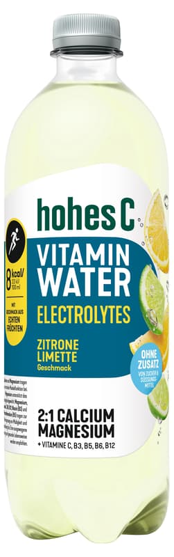 Hohes C Vitamin Water Electrolytes Zitrone-Limette (EinwegPFAND)