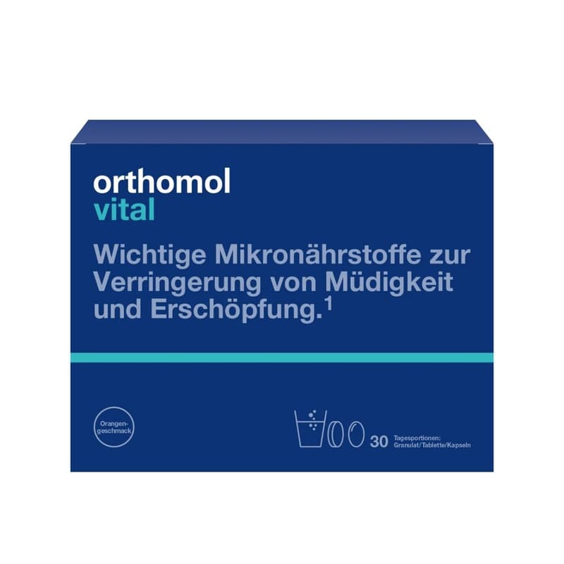 Orthomol Vital Granulat + Tablette + Kapseln Orange