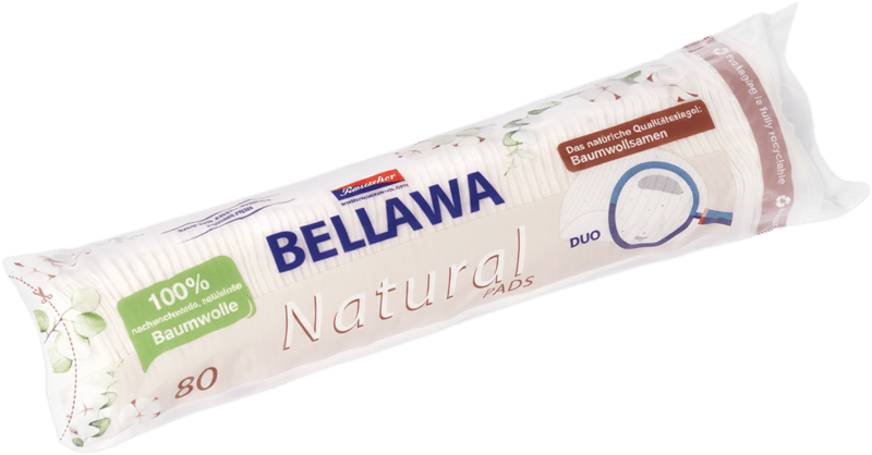 Bellawa Natural Wattepads 80 Stk.
