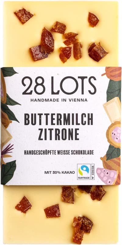 28Lots Buttermilch Zitrone Weiße Schokolade