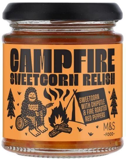 Marks & Spencer Campfire Sweetcorn relish with roasted red pepper and chipotle chilli