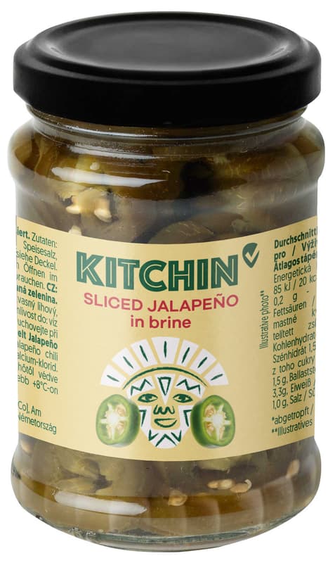 Kitchin Jalapeños geschnitten