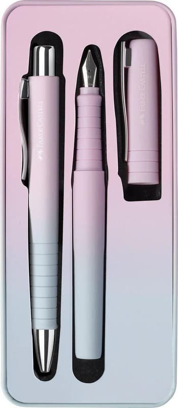 Faber-Castell Set Poly Ball Pen Blushing Sky Füller KS