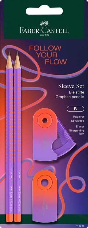 Faber-Castell Flow Edition Grip set BC Punchy Melon