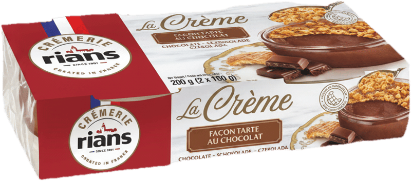 Rians Crème mit Schokolade und Keksen