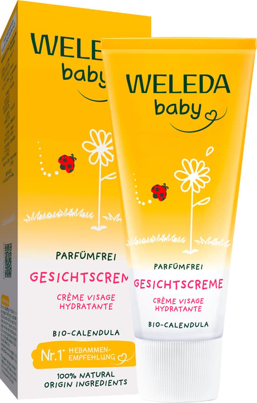 Weleda Baby Calendula Gesichtscreme parfümfrei