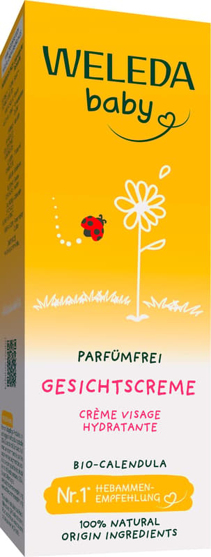 Weleda Baby Calendula Gesichtscreme parfümfrei