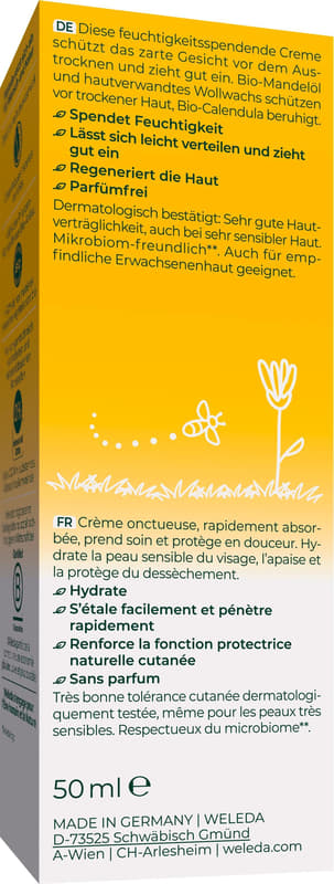 Weleda Baby Calendula Gesichtscreme parfümfrei