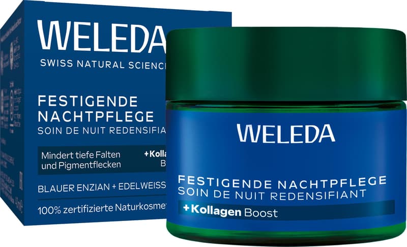 Weleda Festigende Nachtpflege Blauer Enzian & Edelweiss