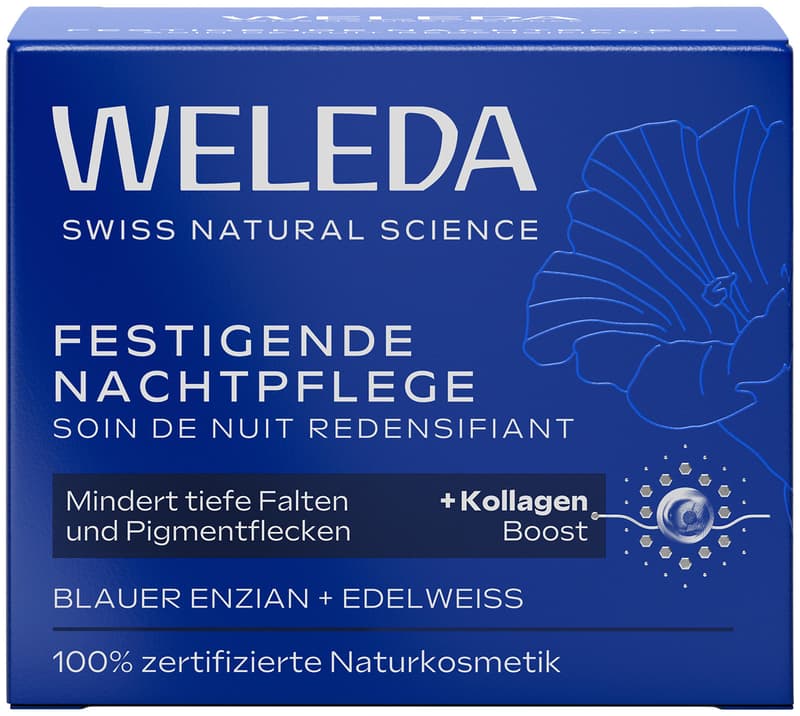 Weleda Festigende Nachtpflege Blauer Enzian & Edelweiss