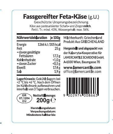 Hellas Feta fassgereift