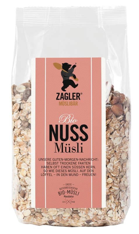 Zagler Müslibär BIO Nuss-Müsli