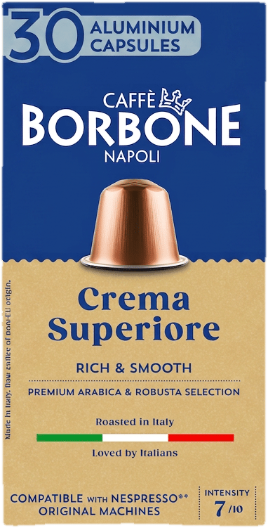 Caffè Borbone Crema Superiore - Nespresso kompatible Kapseln 30 Stück