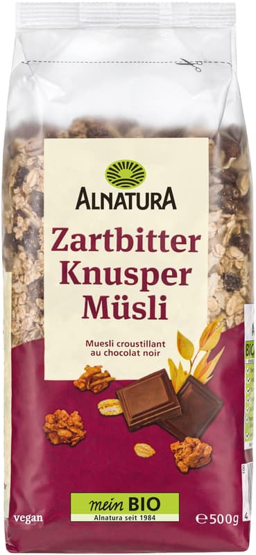 Alnatura BIO Zartbitter Knusper Müsli
