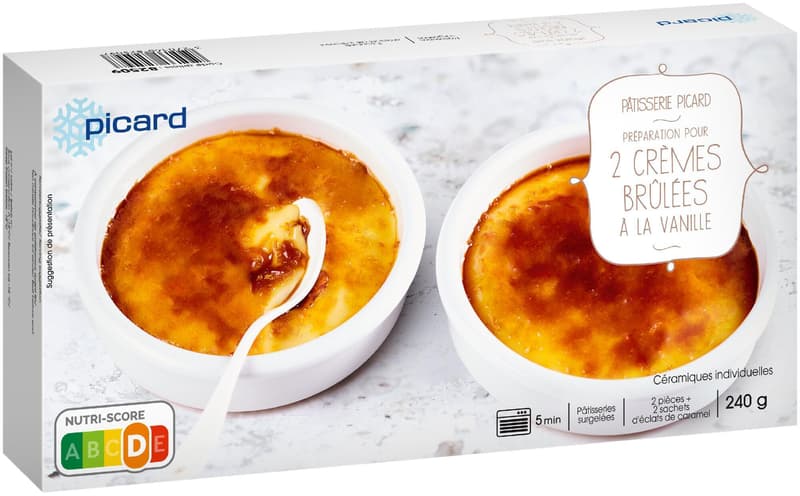 PICARD 2 Vanille Crème Brûlées (tiefgekühlt)