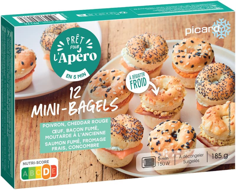 PICARD 12 gefüllte Mini Bagels (tiefgekühlt)