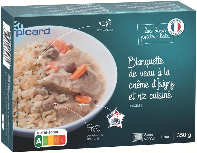 PICARD Blanquette de Veau mit Isigny-Sahne und Reis (tiefgekühlt)