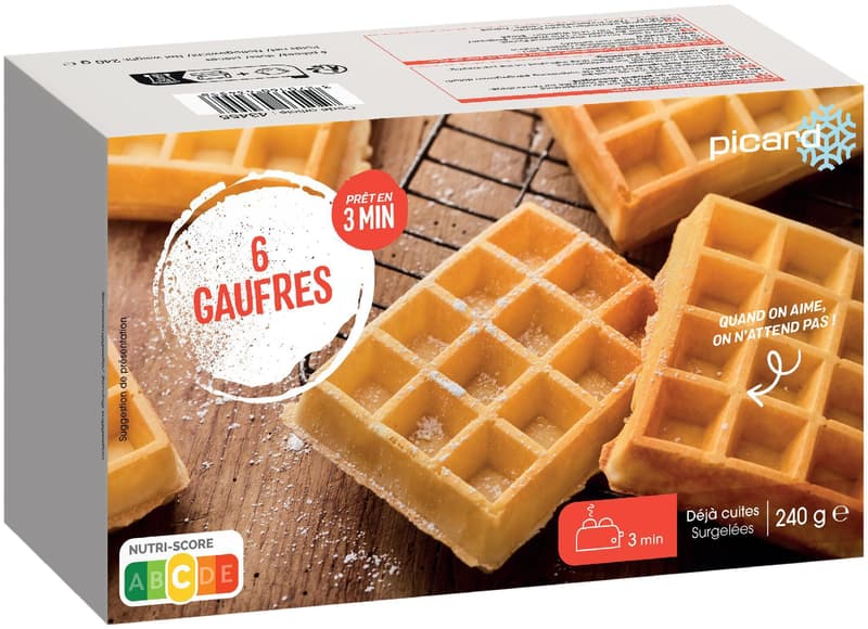 PICARD 6 Waffeln (tiefgekühlt)