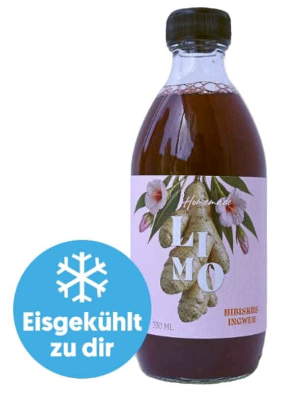 Jaumi Hibiskus Ingwer Limo - gekühlt