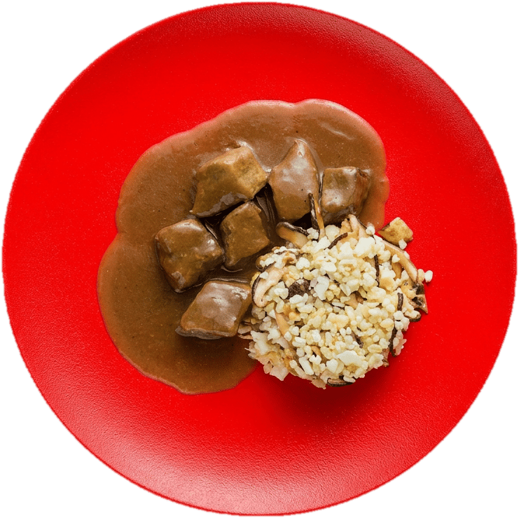 Balanced Food Rindfleischeintopf mit Karfiolreis
