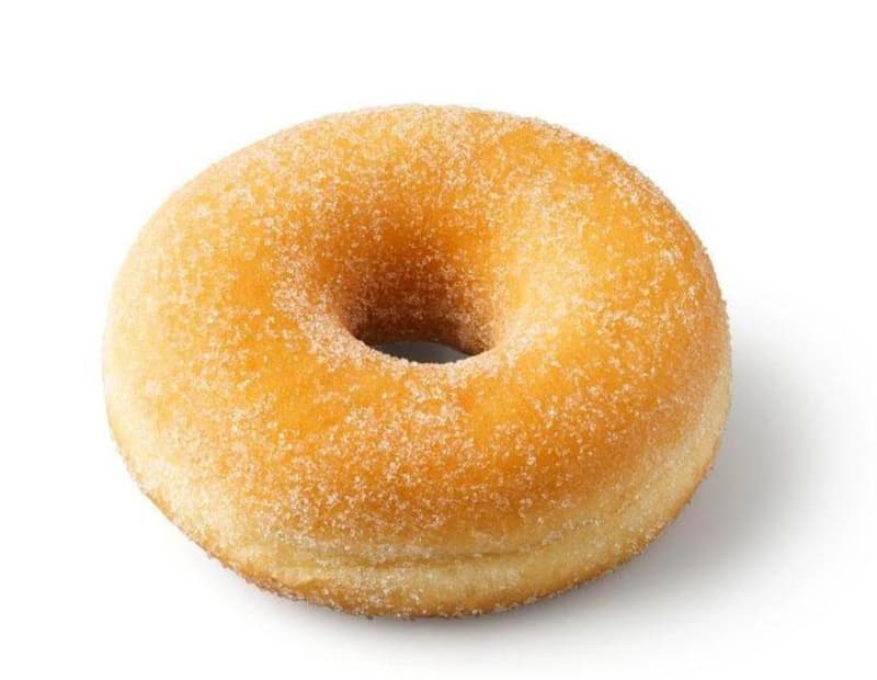 Donut gezuckert