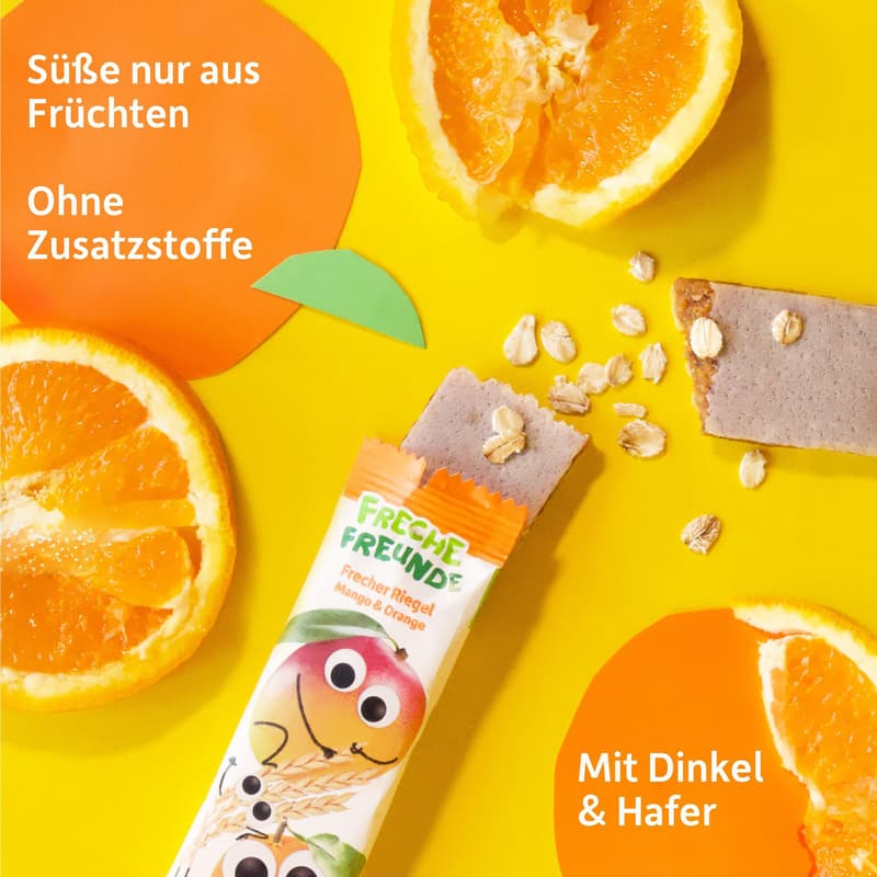 Freche Freunde BIO Frecher Riegel Mango & Orange