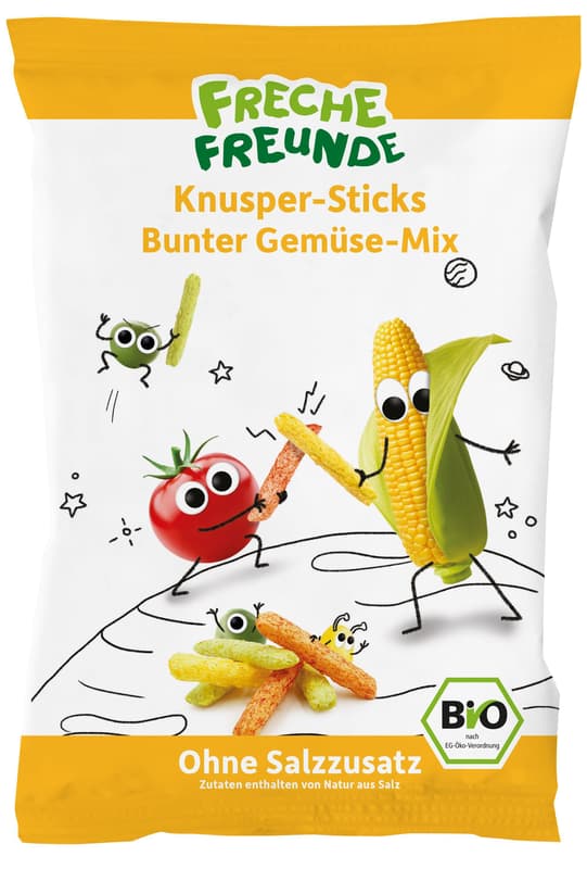 Freche Freunde BIO Knusper-Sticks Bunter Gemüse-Mix