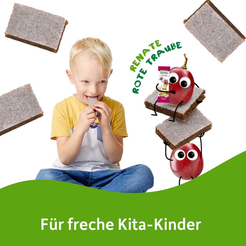 Freche Freunde BIO Frecher Riegel Banane, Rote Traube & Aronia