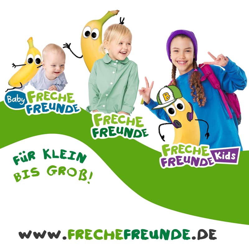Freche Freunde Kids BIO Knusper Donuts Banane, Kakao & Zimt