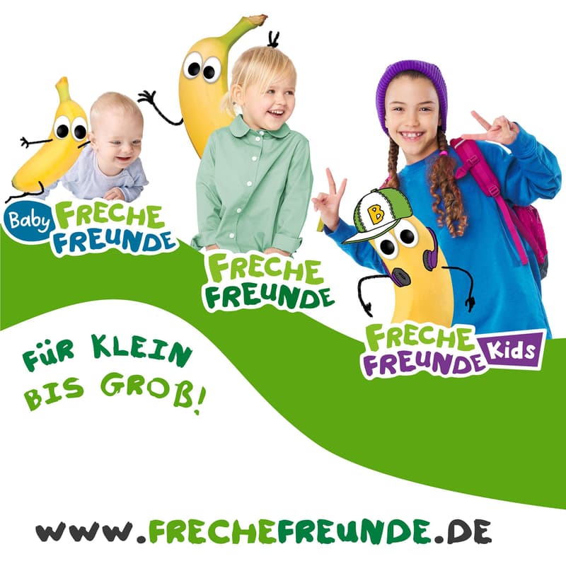 Freche Freunde BIO Riegel Pfirsich, Birne, Pflaume & schwarze Johannisbeere