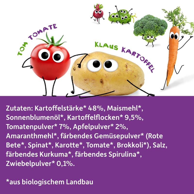 Freche Freunde Kids BIO Bunte Chips Ketchup-Style