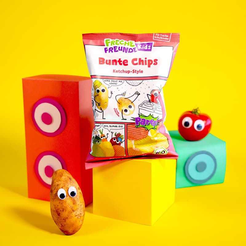 Freche Freunde Kids BIO Bunte Chips Ketchup-Style