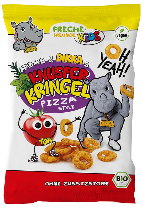 Freche Freunde Kids BIO Toms & DIKKAs Knusper Kringel Pizza Style