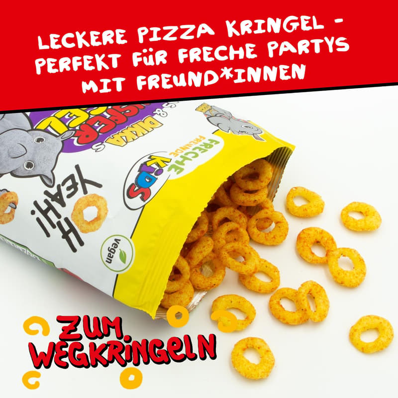 Freche Freunde Kids BIO Toms & DIKKAs Knusper Kringel Pizza Style