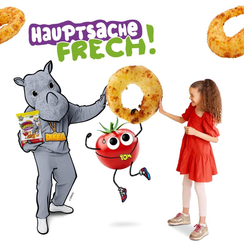Freche Freunde Kids BIO Toms & DIKKAs Knusper Kringel Pizza Style