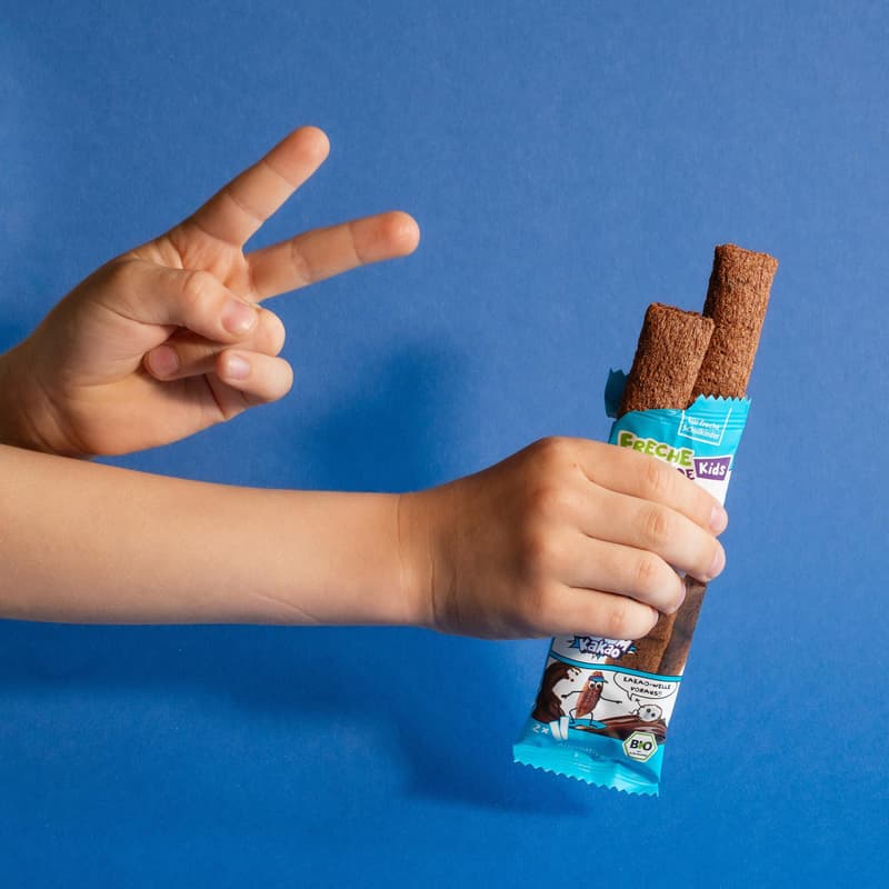 Freche Freunde Kids Organic Crunchy Sticks with Hazelnut, Cocoa & Coconut Cream Filling 23g