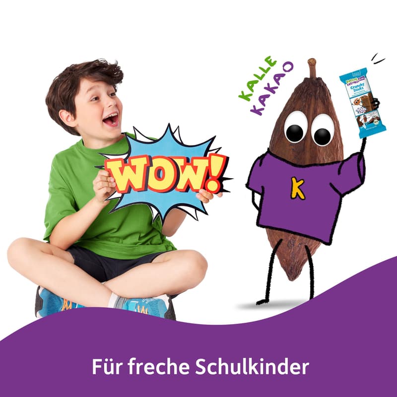 Freche Freunde Kids Organic Crunchy Sticks with Hazelnut, Cocoa & Coconut Cream Filling 23g