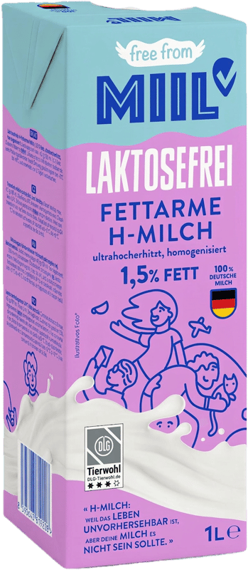 Miil Tierwohl haltbare Milch 1,5% laktosefrei