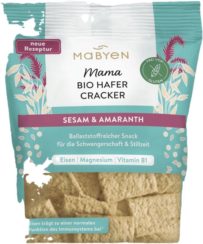 Mabyen Mama Bio Hafer Cracker Amaranth