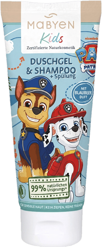 Mabyen Kids 3in1 Duschgel, Shampoo & Spülung, Blaubeere