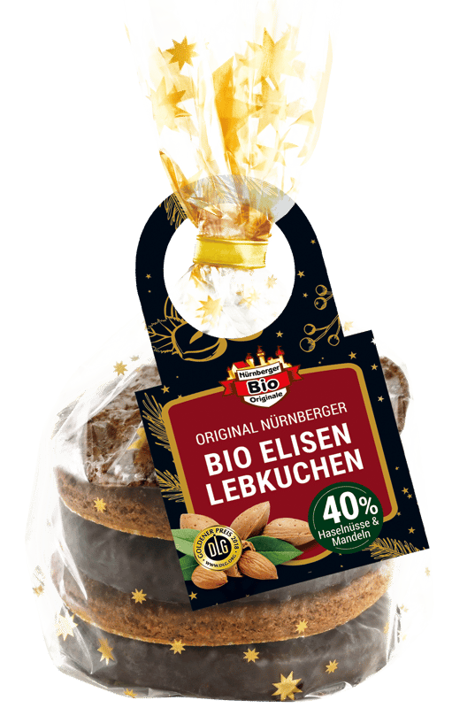 Original Nürnberger BIO Elisenlebkuchen 5 Stk., assortiert