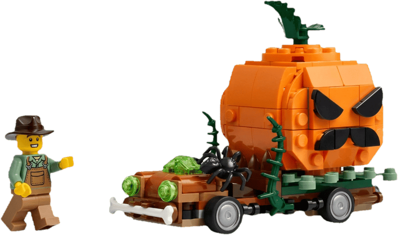 LEGO Iconic Pickup with Halloween Pumpkin