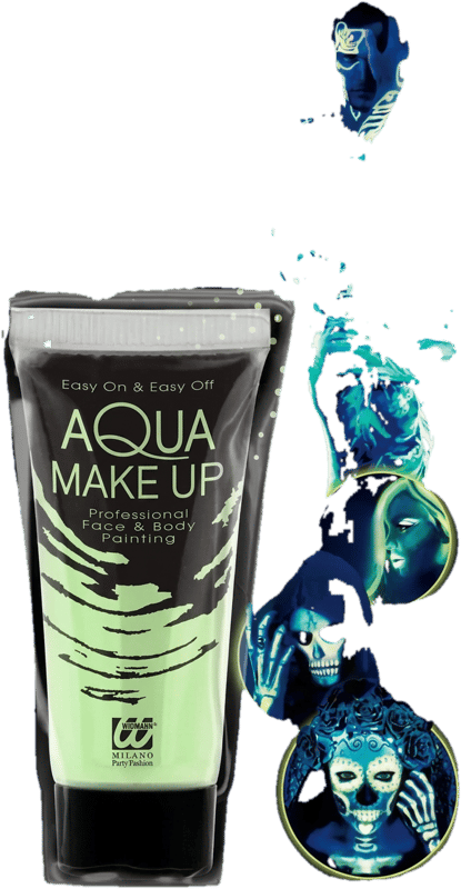 Widmann Aqua Make Up Glow in the Dark in Tube 30ml