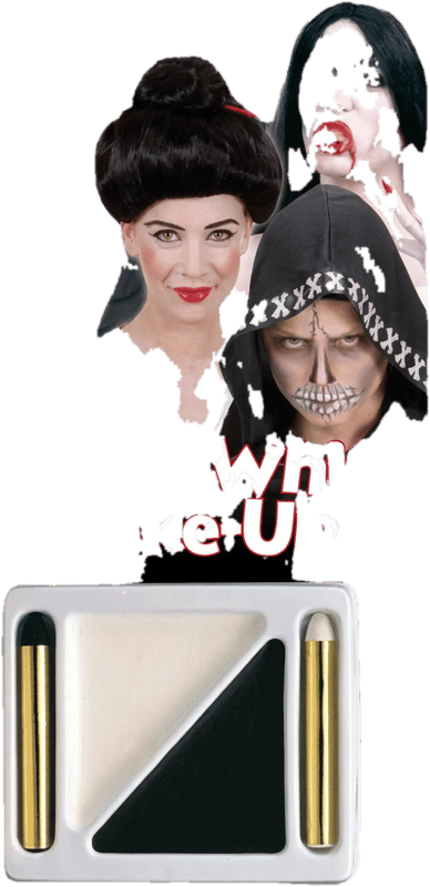 Widmann Schmink Set schwarz/weiß