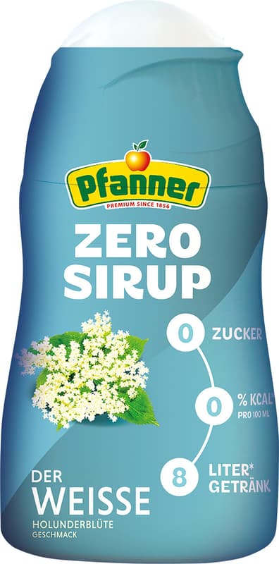 Pfanner White Tea Lemon-Elderflower Zero Syrup 57ml
