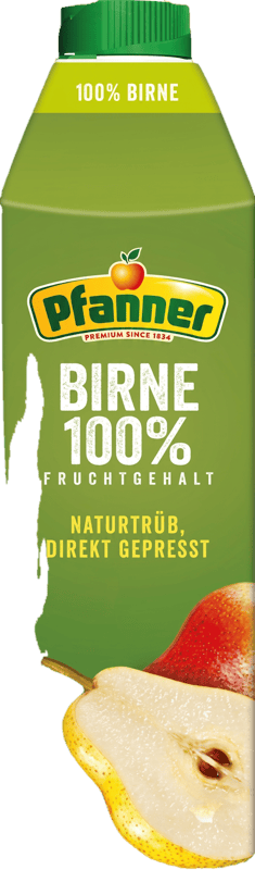 Pfanner Naturally Cloudy Pear Juice Not From Concentrate 100%