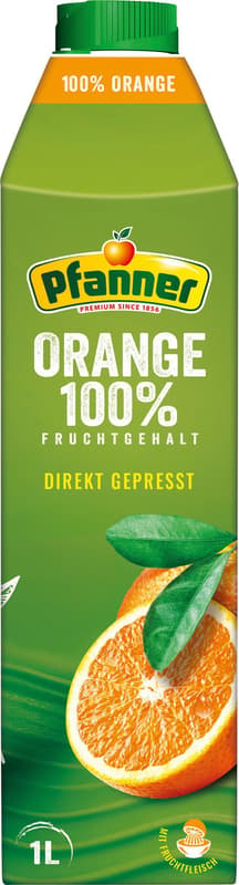 Pfanner Orange Juice Not From Concentrate 100% with Pulp