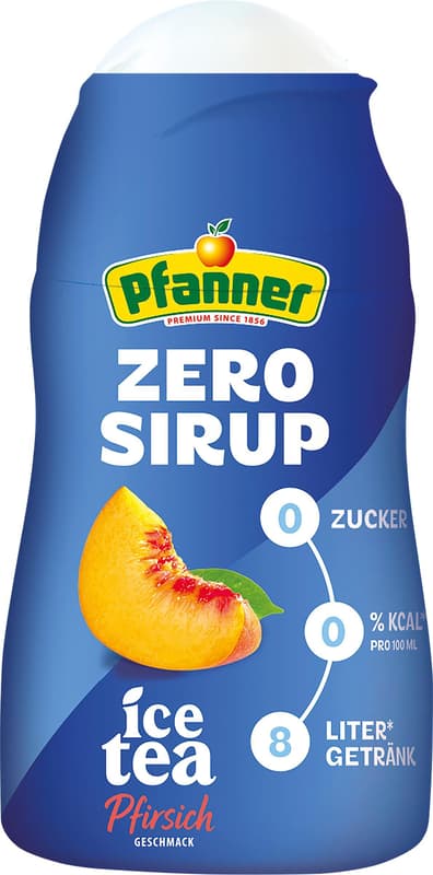 Pfanner Eistee Pfirsich Zero Sirup 57ml