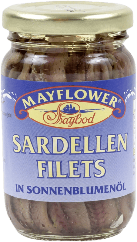 Mayflower Anchovy Fillets in Sunflower Oil