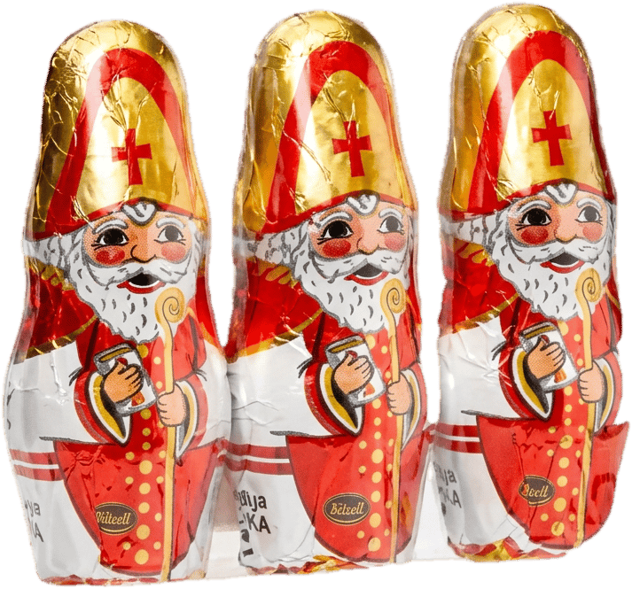 Klett Mini-Bishops Milk Chocolate 3pcs